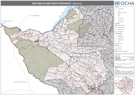 MATABELELAND NORTH PROVINCE - Basemap