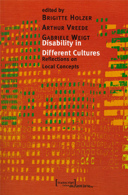 Disability in Different Cultures Reflections on Local Concepts