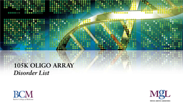 Chromosomal Microarray Analysis (CMA)