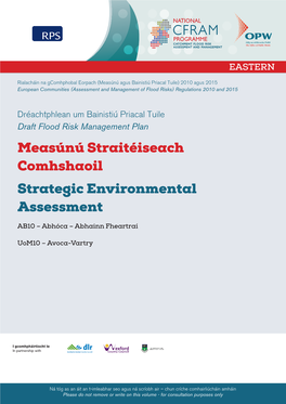 Measúnú Straitéiseach Comhshaoil Strategic Environmental Assessment