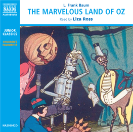 THE MARVELOUS LAND of OZ Read by Liza Ross