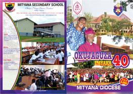 Mityana Diocese 40Yrs.Indd