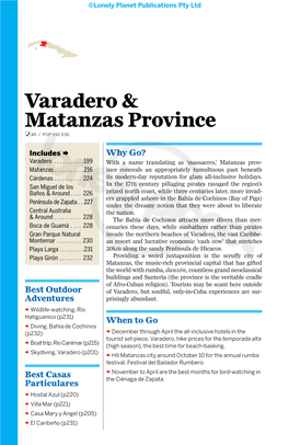 Varadero & Matanzas Province