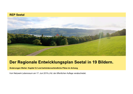 Der Regionale Entwicklungsplan Seetal in 19 Bildern