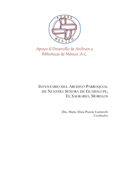 Apoyo Al Desarrollo De Archivos Y Bibliotecas De México, A.C
