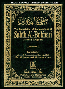 Sahih Al-Bukhari Vol. 5