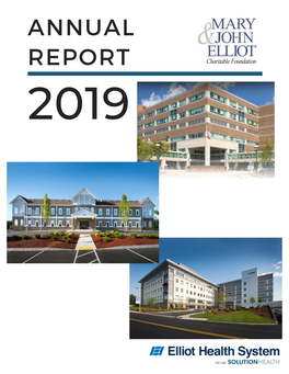 Annual Report 2019 Message from the President and Chairman of the Board