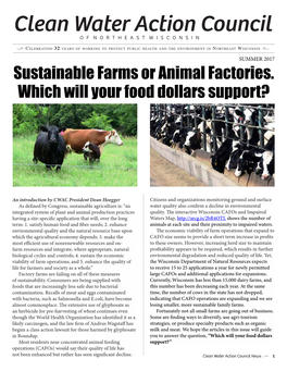 Sustainable Farms Or Animal Factories. Which Will Your Food Dollars Support?