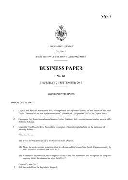 5657 Business Paper