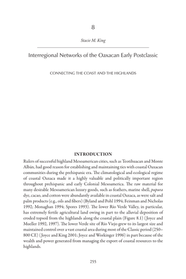 Interregional Networks of the Oaxacan Early Postclassic