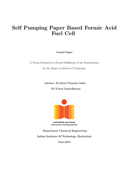 Self Pumping Paper Based Formic Acid Fuel Cell