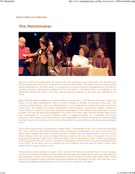 The Matchmaker