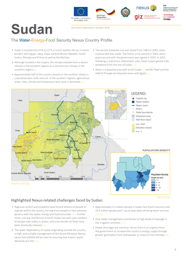 Sudan Country Profile.Indd