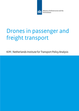 Drones in Passenger and Freight Transport