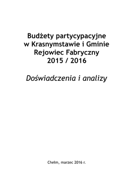 Doświadczenia We Wprowadzaniu