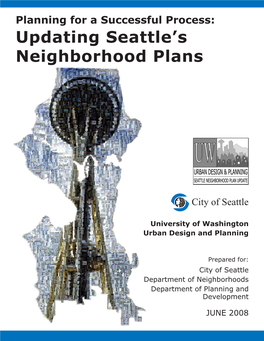 Updating Seattle's Neighborhood Plans