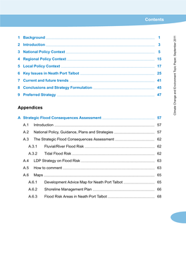 Climate Change and Environment Topic Paper, September 2011