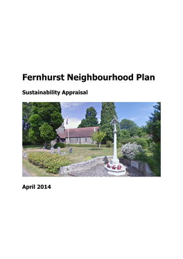 Fernhurst Neighbourhood Plan