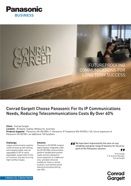 Conrad Gargett Case Study