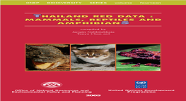 Thailand Red Data : Mammals, Reptiles and Amphibians. Office of Natural Resources and Environmental Policy and Planning, Bangkok, Thailand