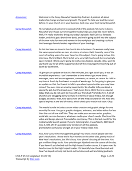 CNLP 253 (Completed 03/20/19) Page 1 of 29 Transcript by Rev.Com and Blogging and Speaking and Preaching and Writing Books for the Last 13 Years