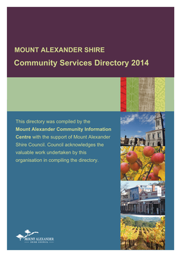 Community Services Directory 2014
