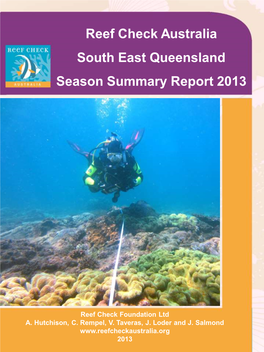 Reef Check Australia South East Queensland Season Summary Report 2013