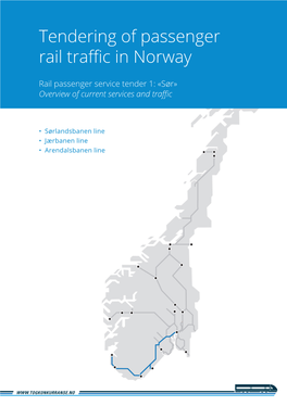 Tendering of Passenger Rail Traffic in Norway