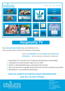 Hospitality TV