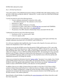 GCHQ Cable Radioactivity Chart. Dec 5, 2014 by Paul Dietrich I Have Done