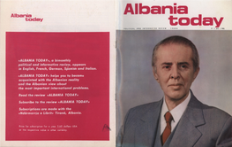 "Albania Today" # 2(81) 1985