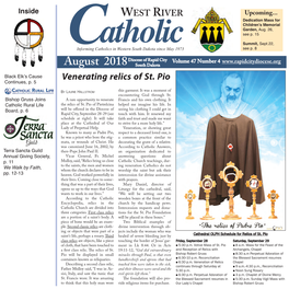 Venerating Relics of St. Pio Continues, P