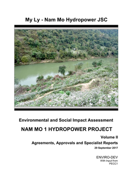 My Ly - Nam Mo Hydropower JSC