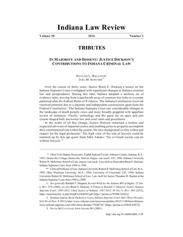 Indiana Law Review