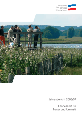 Jahresbericht 2006/07 Landesamt Für Natur Und Umwelt