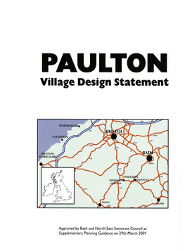 Paulton Village Design Statement: 19/3/01