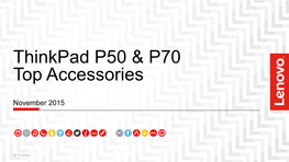 Thinkpad P50 & P70 Top Accessories