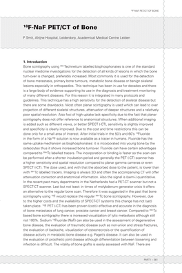 18F-Naf Pet/Ct of Bone