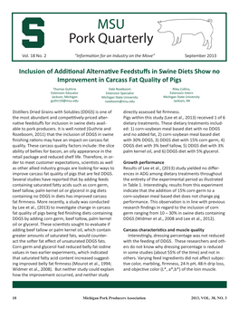 MSU Pork Quarterly