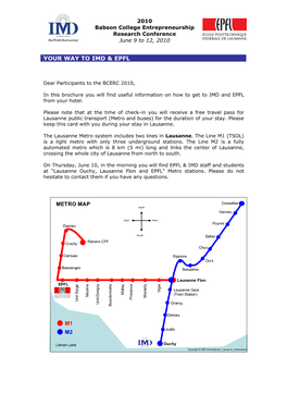 Your Way to Imd & Epfl