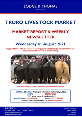 Truro Livestock Market