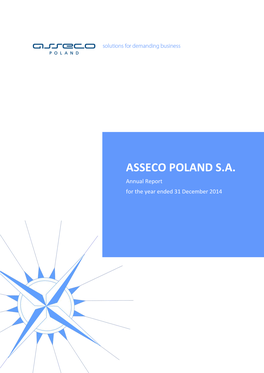 Management Report on Operations of Asseco Poland S.A