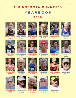 A Minnesota Runner's Yearbook 2019