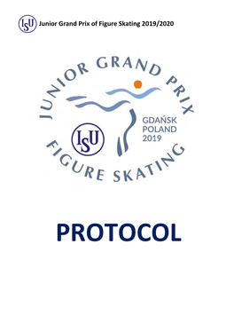 Junior Grand Prix of Figure Skating 2019/2020