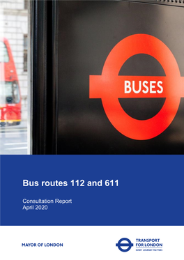 Bus Routes 112 and 611