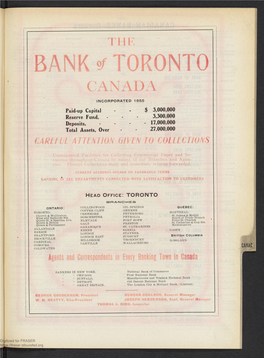 Polk's Bank Directory : March 1905, Vol. XXI : Canadian Banks, United States Territories