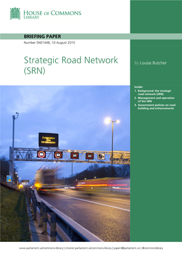 Strategic Road Network by Louise Butcher