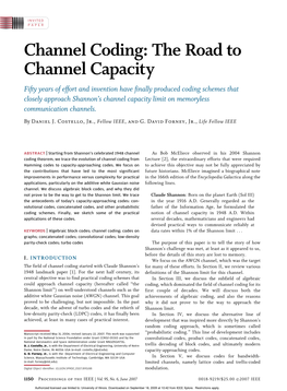 Channel Coding