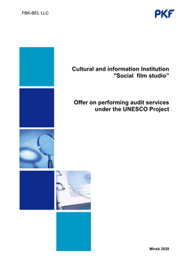 Social Film Studio” Offer on Performing Audit Services Under The