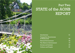 STATE of the AONB REPORT